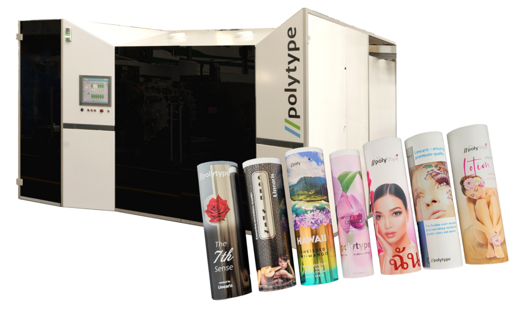 Linearis — Multi-Decoration Machine for Plastic Sleeves | Polytype